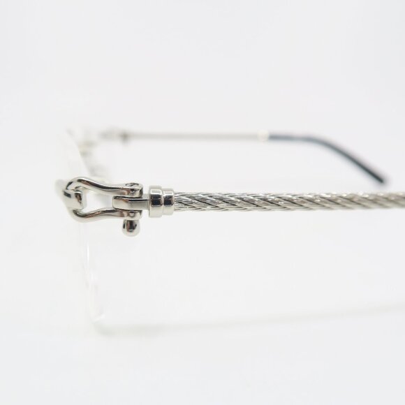 Paul Vosheront PV 3634 C1 23K Gold Plated Silver, Rimless, New Eyeglasses. - Picture 8 of 13